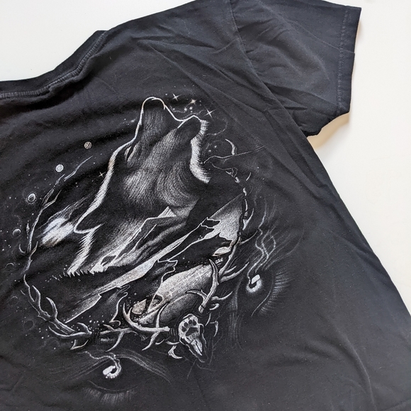 Vintage Double Sided Wolf Tee 🐺 - Picture 6 of 6